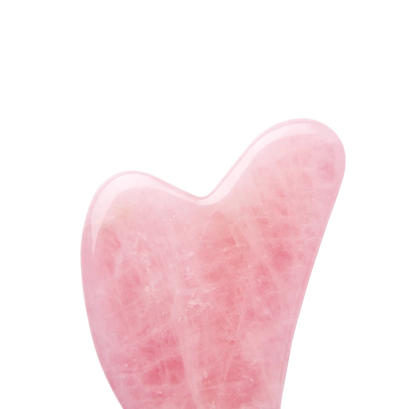 Natural Stone Jade Gouache Scraper Rose Quartz Facial Gua Sha Tools Neck Massager for Face Lifting Wrinkle Remover Beauty Health - Image 5
