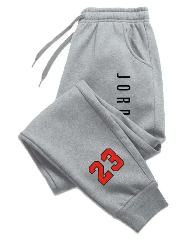 Jogger Pants Spring Autumn Men's Casual Wide Leg Knit Sweatpants, Straight Leg Tracksuit Trousers for Daily Streetwear