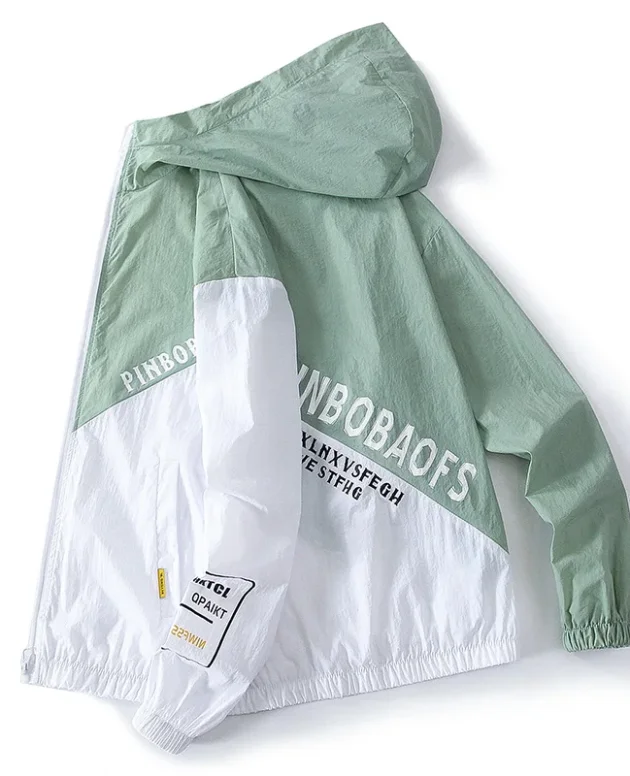 Men's Sunscreen Jacket Summer High Quality Casual Windbreaker Jacket Breathable Waterproof Outdoor Jacket Sunshine Proction