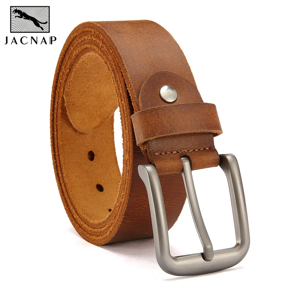 Men High Quality Genuine Leather Belt Luxury Designer Belts Men Cowskin Fashion Strap Male Jeans for Man Cowboy