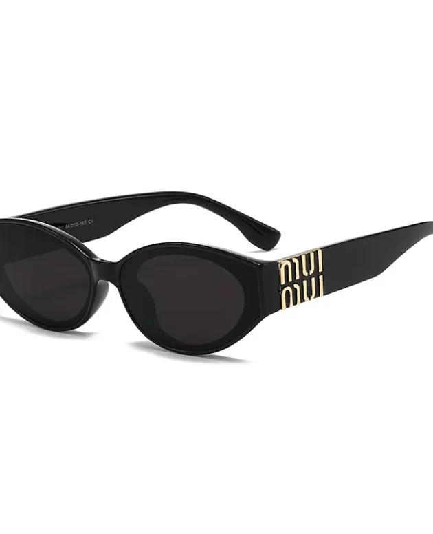 MUI MUI Glasses Stylish Fashion Designer Women Men Sunglasses Cute Oval Trending Shades Unisex Glamour Eyewear UV400