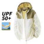 Summer UPF50+ Sunscreen Clothing Men Jackets Outdoor Couple Models Lightweight Breathable Jacket Hooded Gym Sport Windbreaker