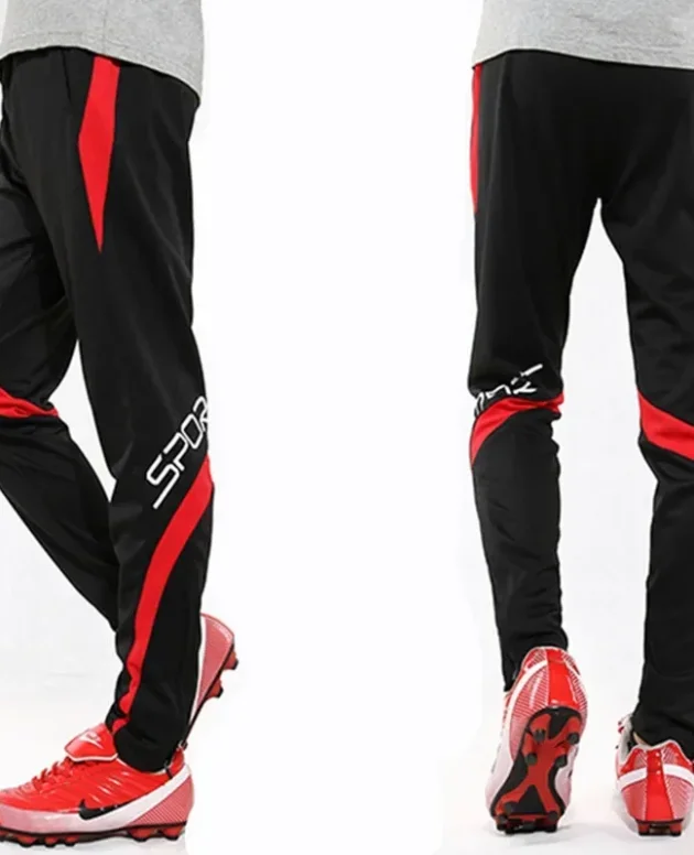 Men Running Sport Pants With Zipper Pockets Football Joggings Training Sweatpants Basketball Soccer Trousers workout pant Male