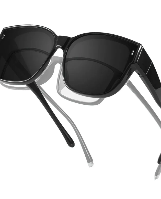 Fit Over Glasses Sunglasses for Women Men, Polarized Sunglasses for Cover Prescription Glasses with UV Protection