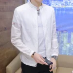 Lightweight Sunscreen Coats Men's Breathable Stand Collar Jacket Men 2026 Summer Sun UV Protection Outdoor Fishing Skin Clothing