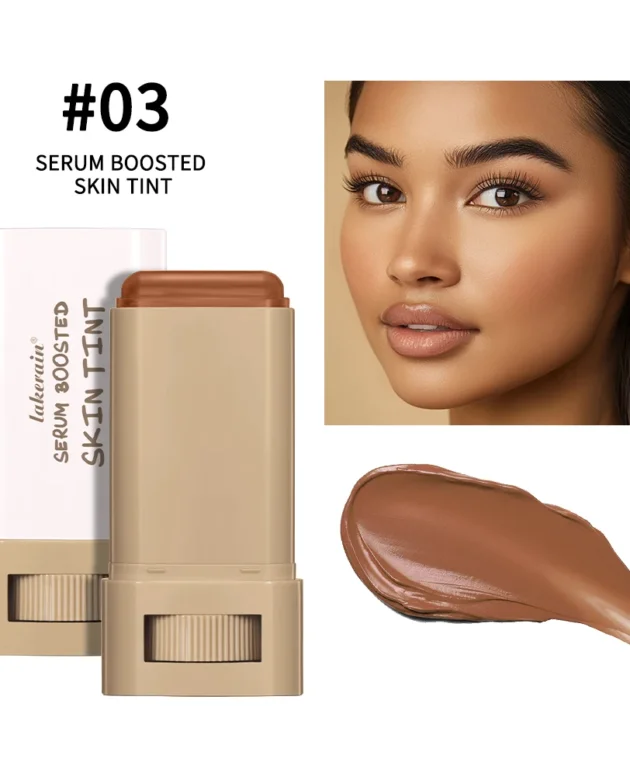 New Balm Serum Boosted Skin Tint Silky Texture Moisturizing Coverage Plumper Even Skin Tone Best Stick Foundation Travel Makeup