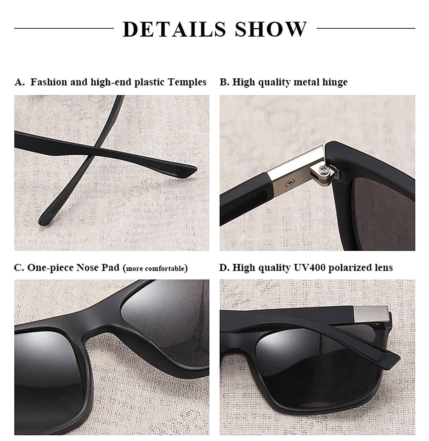 Square Vintage Polarized Sports Sunglasses Men Women Driving Outdoor Fishing Sun Glasses UV400 Hiking Cycling Shield Sunglasses - Image 4