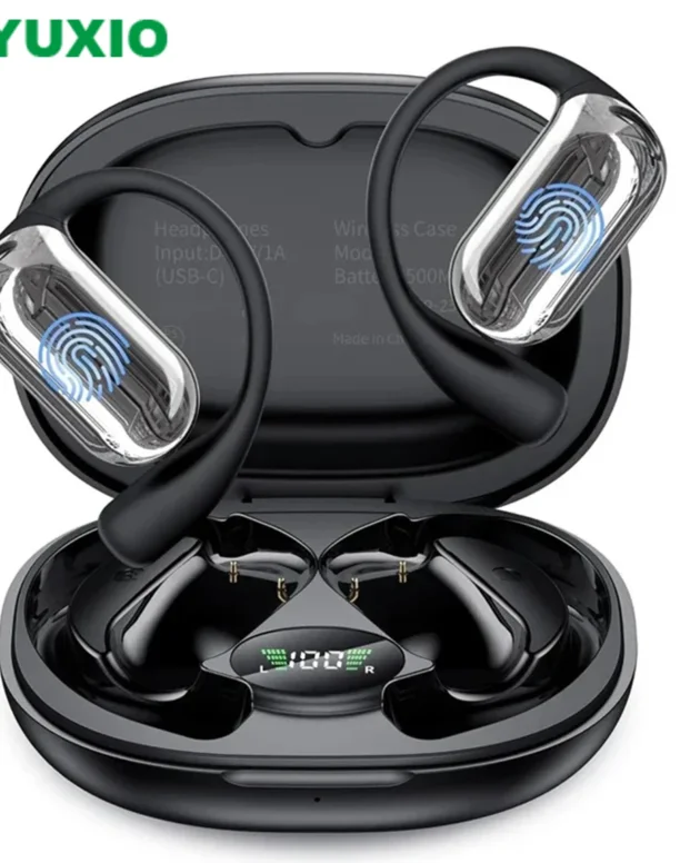 UYUXIO Real Time Translator Headphones AI Language Translation Earbuds 144 Languages & Accents 3 in 1 OWS Ear Buds for Business
