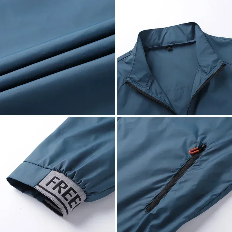 Waterproof Sun Protection Fishing Hunting Clothes Quick Dry Sunscreen Hiking Skin Jacket Outerwear Coat Camping Rain Jackets - Image 5