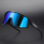 B BLIZ Fusion Polarized Bike Glasses 3-Pack - UV Protection Cycling Goggles for Men/Women with Interchangeable Lenses