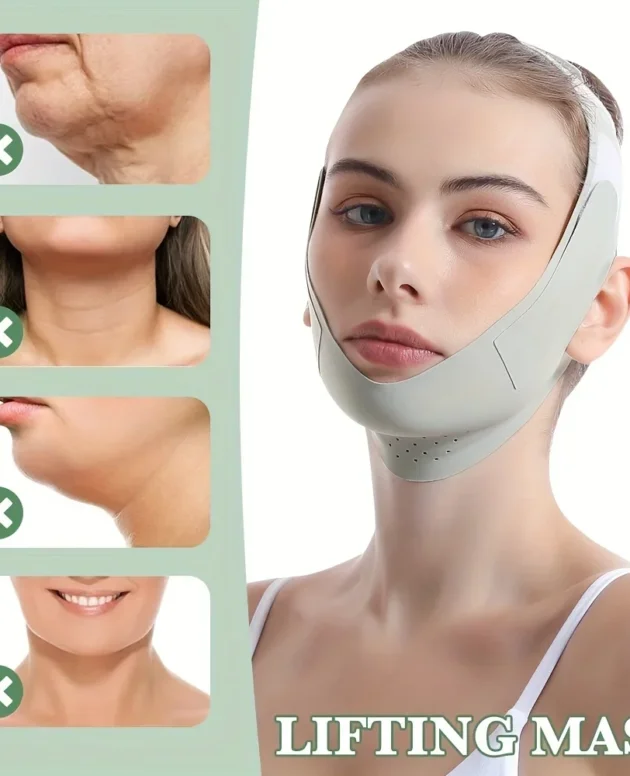 Reusable Face Slimming Bandage V Line Face Shaper Women Chin Cheek Lift Up Belt Facial Massage Strap Face Skin Care Beauty Tools