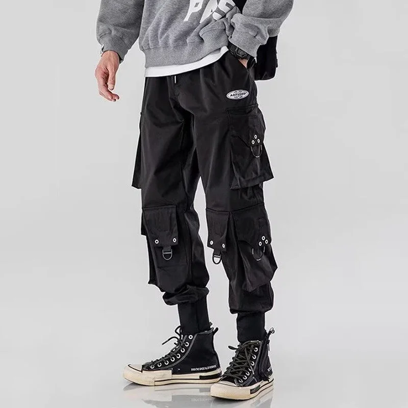 Trendy Streetwear Quick Dry Ice Silk Pants Men Classic Cargo Pants Man Summer Thin New Style Straight Leg Versatile Casual Pants - Image 4