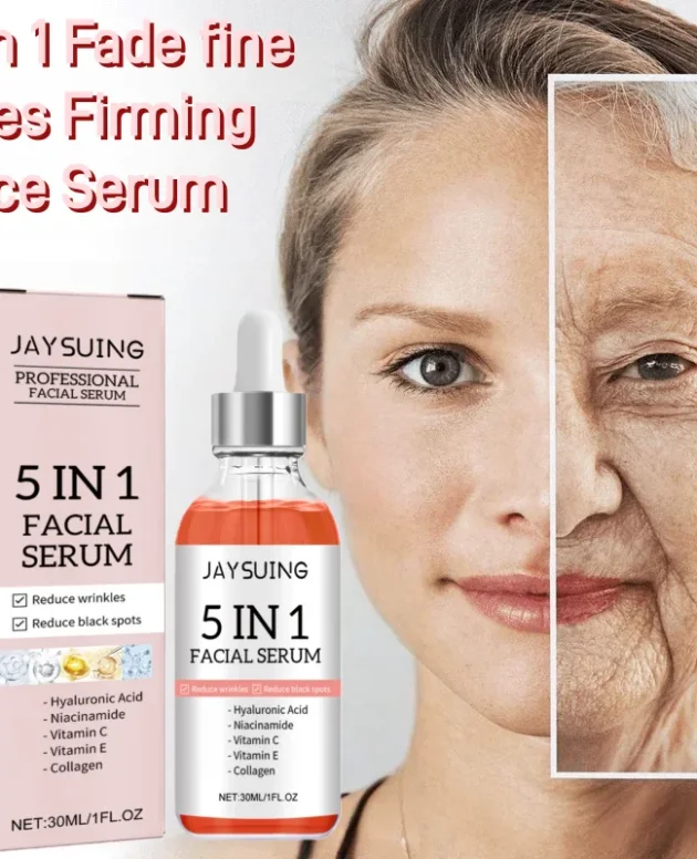 5 In 1 Fade fine lines Firming Face Serum Blemish Pigmentation Reducing Beauty Serum Removal Moisturising Skin Firming Blemish