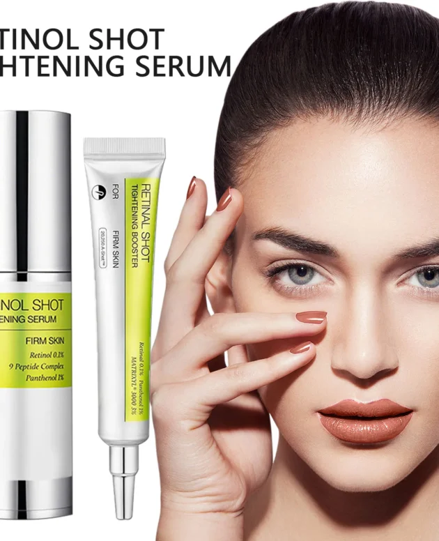 Korean Retinol Tightening Face Serum Firming Wrinkles Eye Cream Hydrating Remove Dark Circles Moisturizer Beauty Skin Care