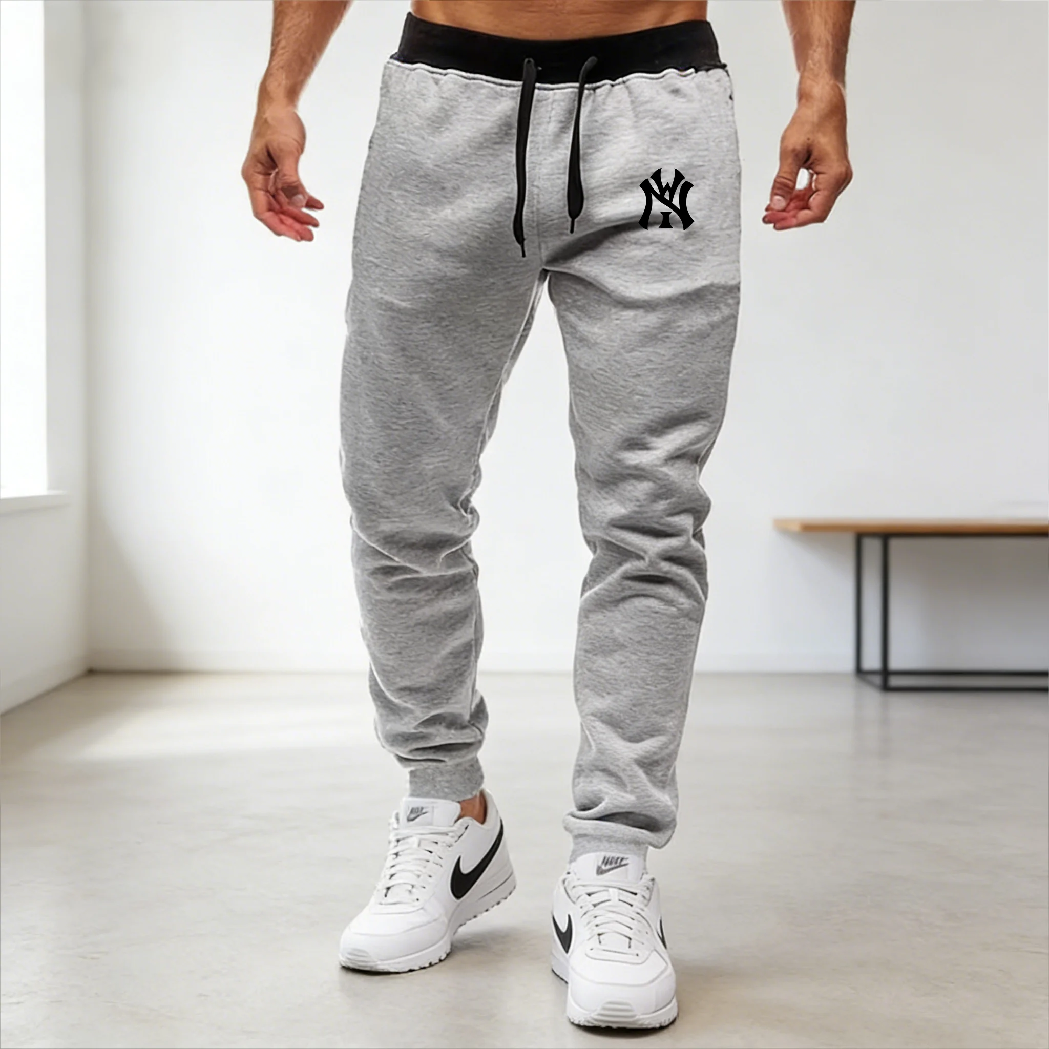 New Training pants Men ink printing Casual Sports Pants Running Workout Jogging Long Pants Gym Sport Trousers for Men Sweatpants