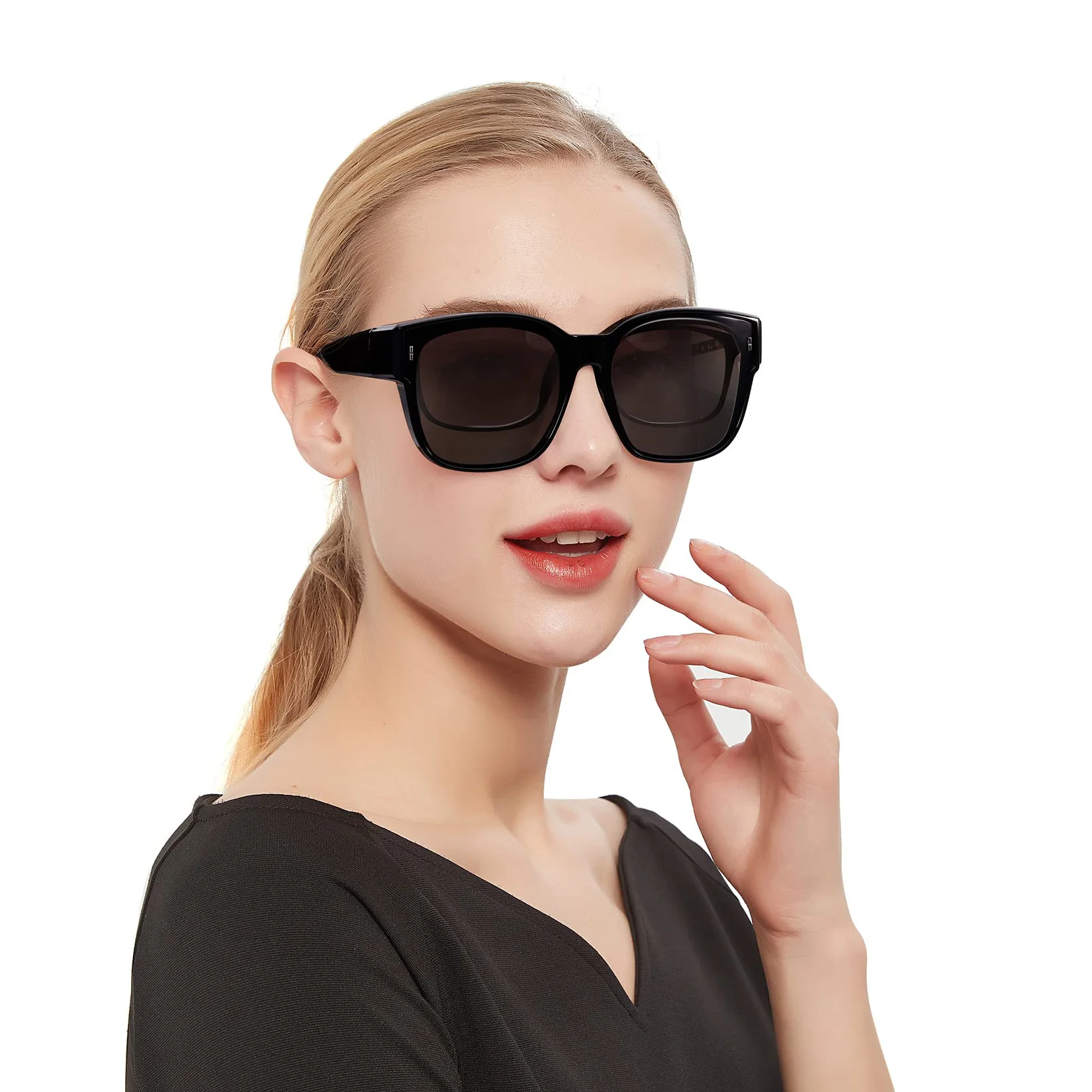 Fit Over Glasses Sunglasses for Women Men, Polarized Sunglasses for Cover Prescription Glasses with UV Protection - Image 6