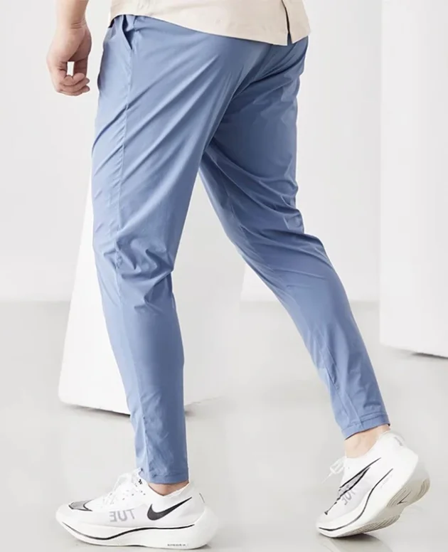 Men's Running Pants Sportswear Jogging Sweatpants Quick Dry Thin Tracksuit Elastic Gym Fitness Trousers Training Sport Pants Men