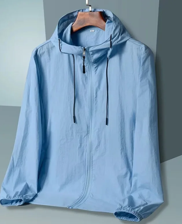 2025 Summer Hooded Jacket Men Women Sun Protection Clothing Fishing Hunting Clothes Quick Dry Skin Windbreaker