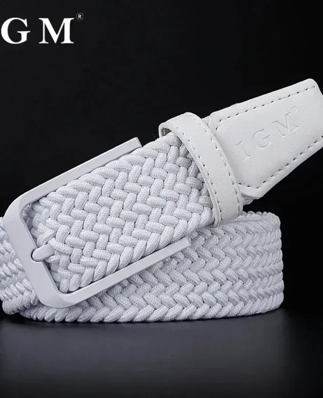 Golf Belt Men and Women New Summer Canvas Woven Leisure Sports Elastic Joker Advanced Waistband