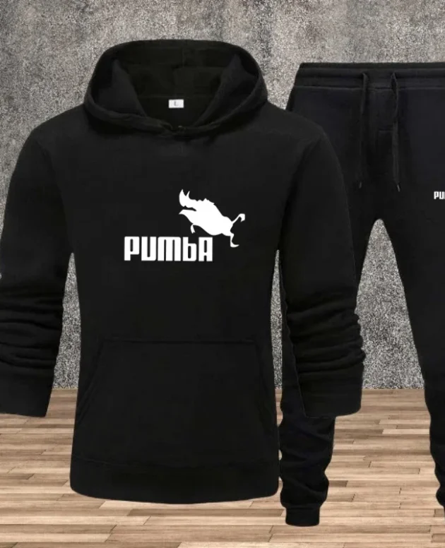 Eco Friendly Mens Tracksuit Retro Print Sweatshirt Sweatpants Set Casual Office Home Sports Wear mens clothes tracksuit men