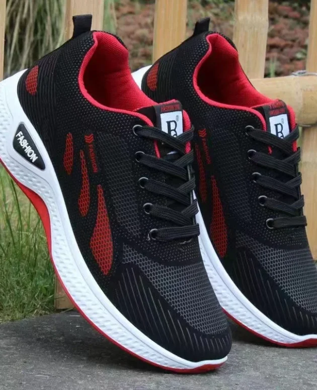 Men's concise mesh breathable lightweight casual sports shoes summer outdoor comfort soft sole running shoes male walk sneakers