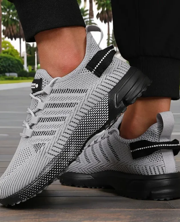 New Men's Sneakers Thick Sole Comfortable Casual Shoes Lightweight Breathable Fashion Running Shoes Luxury Male Tenis Masculino