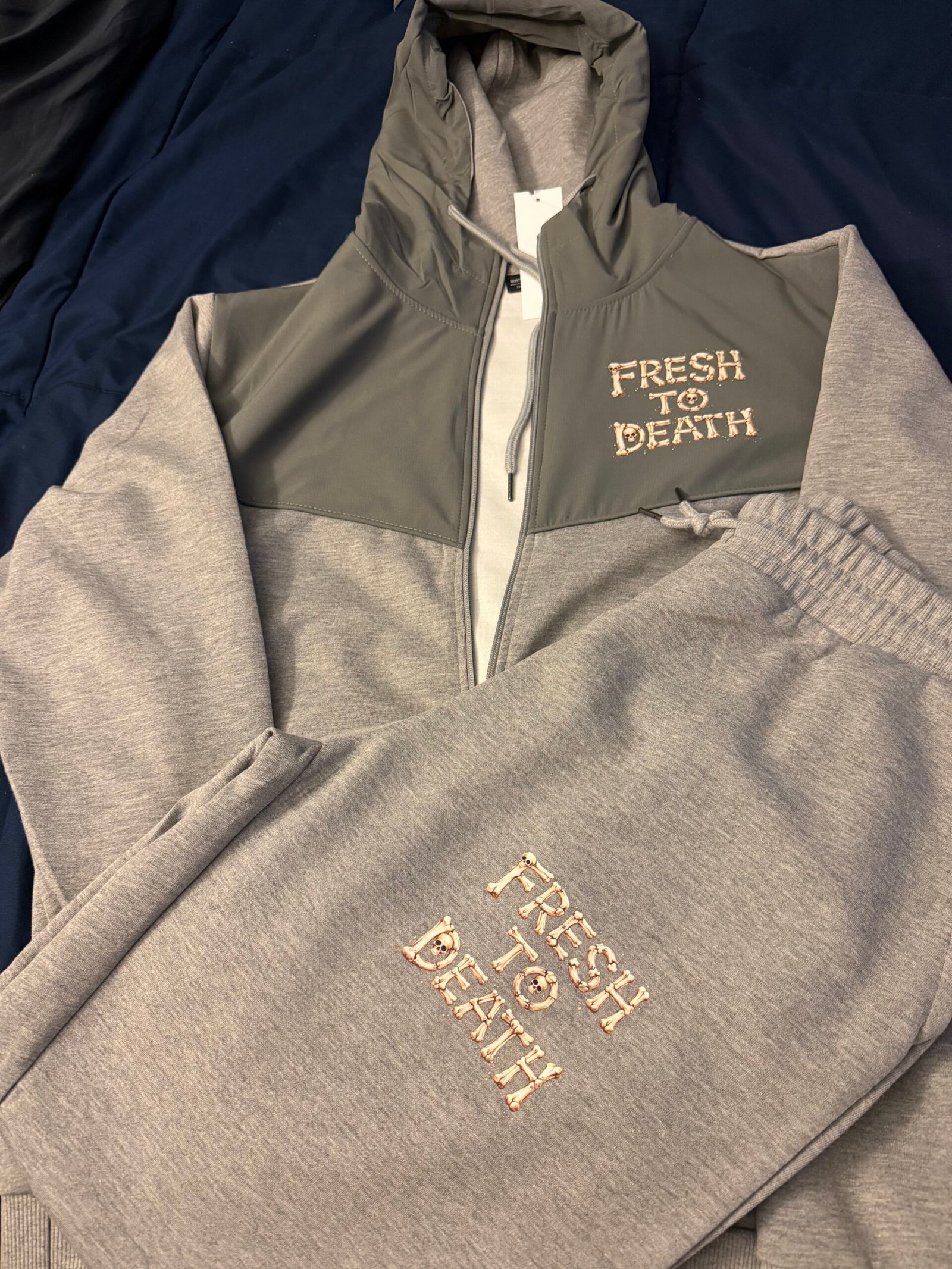 FTD Fresh To Death Embroidered Tracksuit