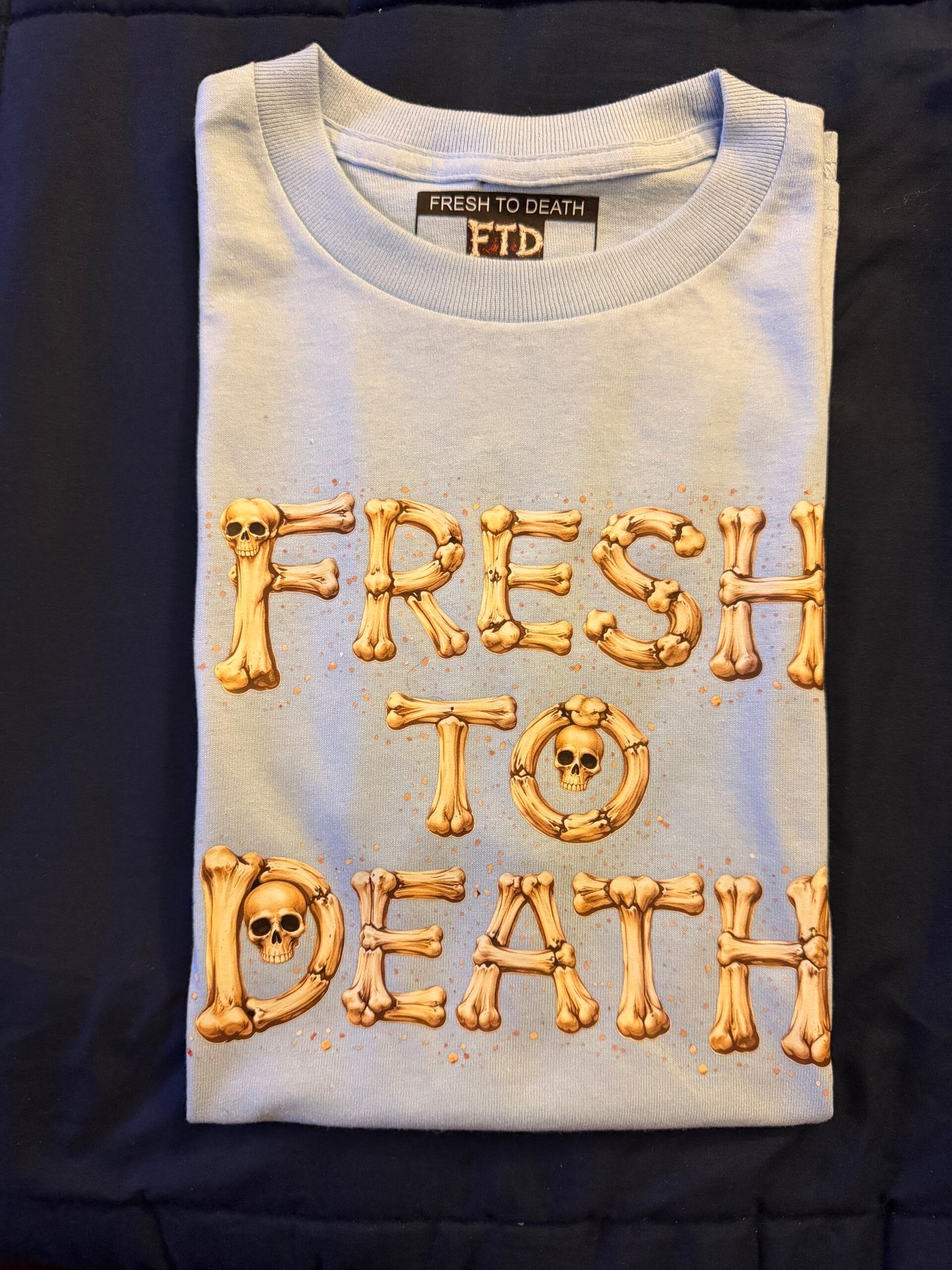FTD Melting Skull Fresh To Death Tee - Image 4