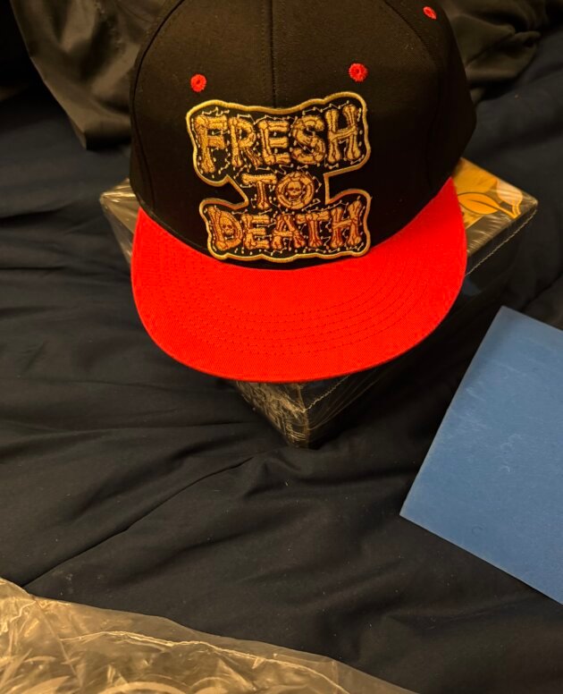 FTD Gold Logo Red Brim Cap