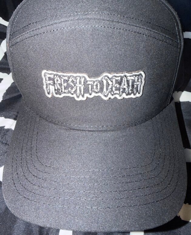 FTD Fresh To Death Black Logo Cap