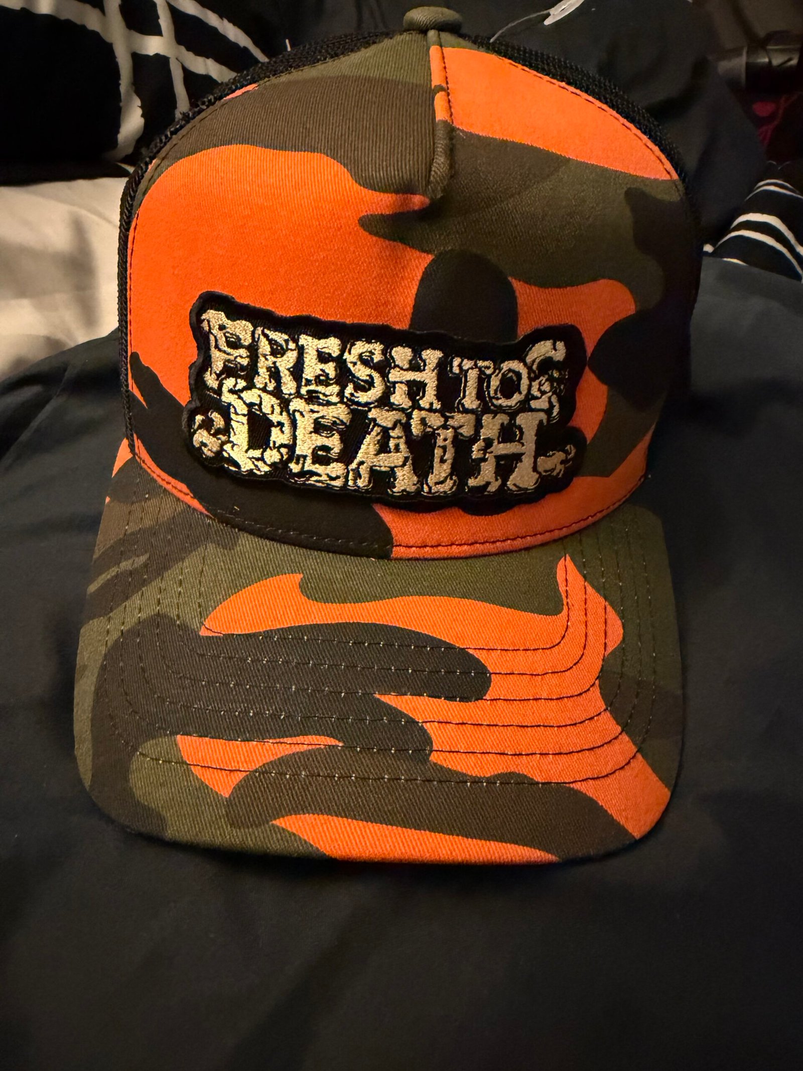 FTD Orange Camo Trucker Cap