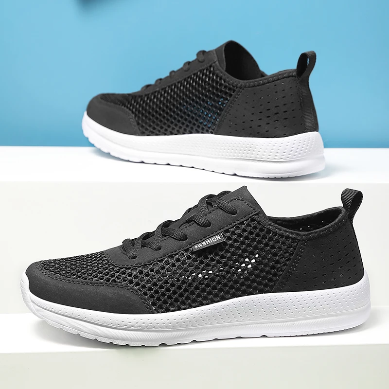 Men Soft Sport Shoes Breathable Fashion Mesh Running Shoes Comfortable Man High Quality Outdoor Lightweight Sneakers for Men - Image 5