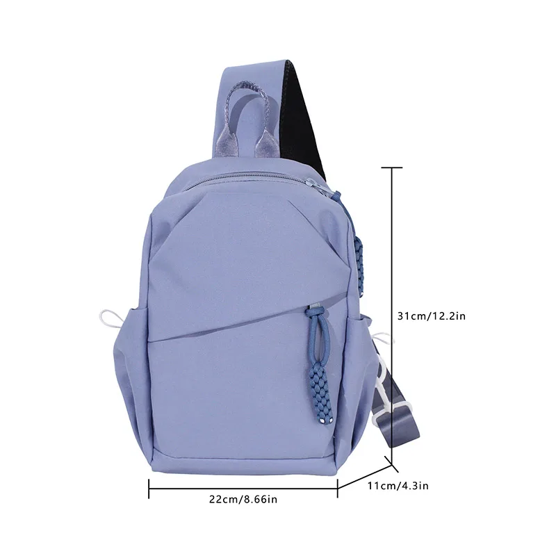 Chest Bag for Women 2026 New Trendy Waterproof Summer Boys Crossbody Bag High-End Sports Style Shoulder Bag Cycling Backpack - Image 3