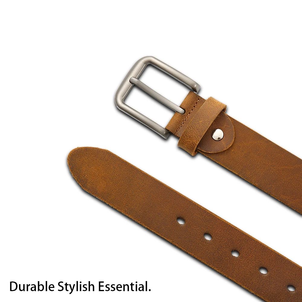 Men High Quality Genuine Leather Belt Luxury Designer Belts Men Cowskin Fashion Strap Male Jeans for Man Cowboy - Image 4