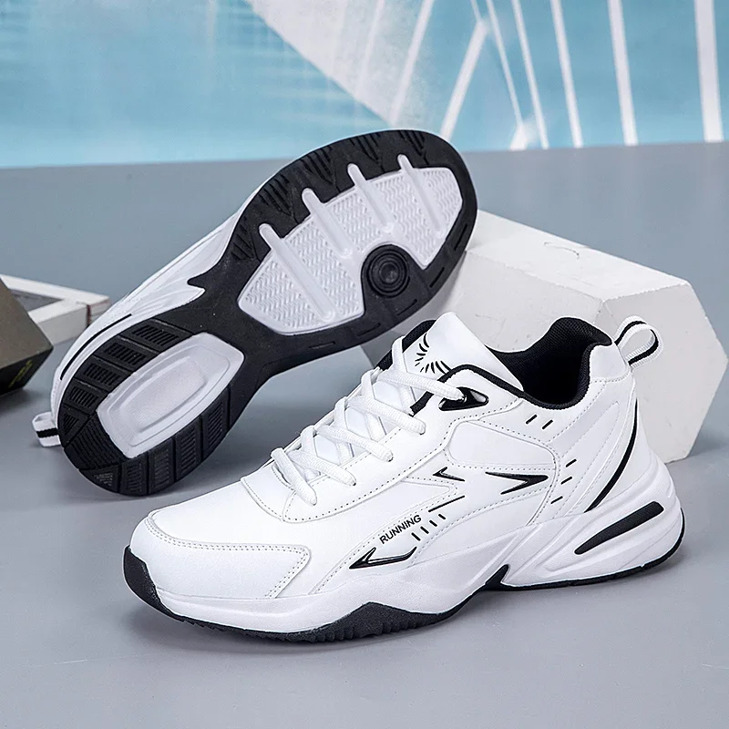 Chunky Sneaker for Men Thick Sole Versatile 2025 New Trend Mesh Lace Up Breathable Casual Sports Shoes Increased Soft Soles - Image 5