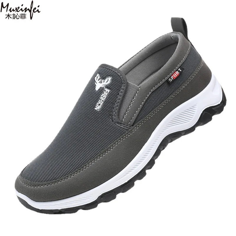 Men Running Hiking Sneakers Breathable Orthopedic Travel Plimsolls Slip On Comfortable for Outdoor Activity Hiking Walking - Image 6