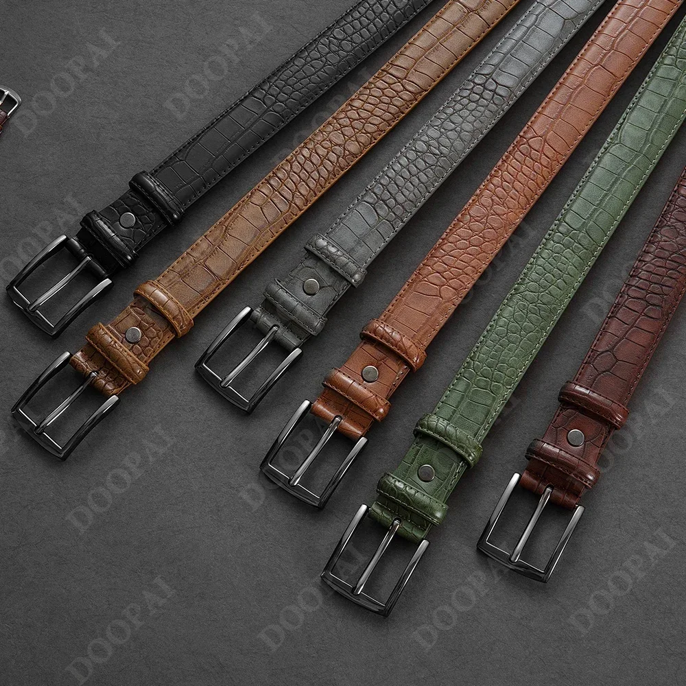 Famous Brand Business Belt Men Top Quality PU Luxury Leather Waist Strap Black Male Automatic Buckle Jeans Belts for Men - Image 3