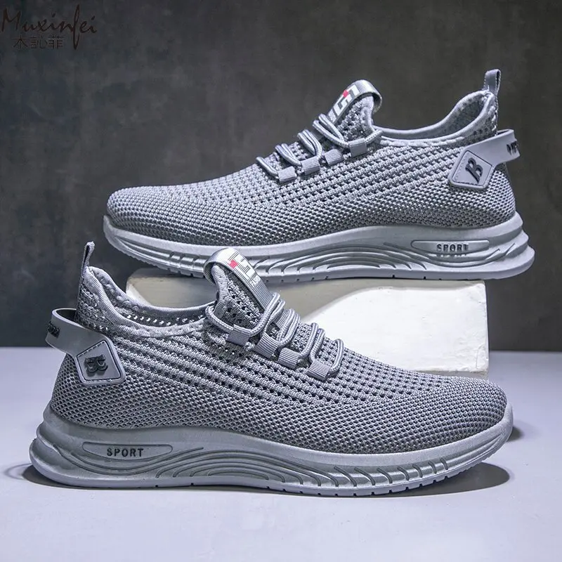 Men's Summer Casual Breathable Mesh Trendy Sports Shoes Soft Soled Non Slip Running Shoes Lightweight 39-45 - Image 3