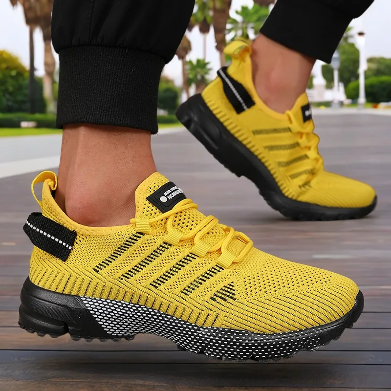 New Men's Sneakers Thick Sole Comfortable Casual Shoes Lightweight Breathable Fashion Running Shoes Luxury Male Tenis Masculino - Image 5