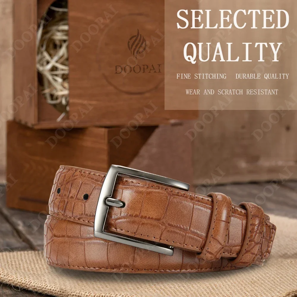 Famous Brand Business Belt Men Top Quality PU Luxury Leather Waist Strap Black Male Automatic Buckle Jeans Belts for Men - Image 4