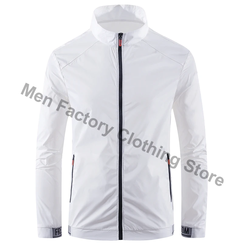 Men Summer Windbreaker Zip Pockets UV Sun Protection Jackets Breathable Ultra-light Working Clothes Outdoor Skin Thin Coats Camp - Image 5