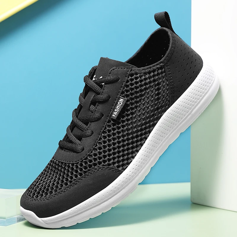 Men Soft Sport Shoes Breathable Fashion Mesh Running Shoes Comfortable Man High Quality Outdoor Lightweight Sneakers for Men - Image 2