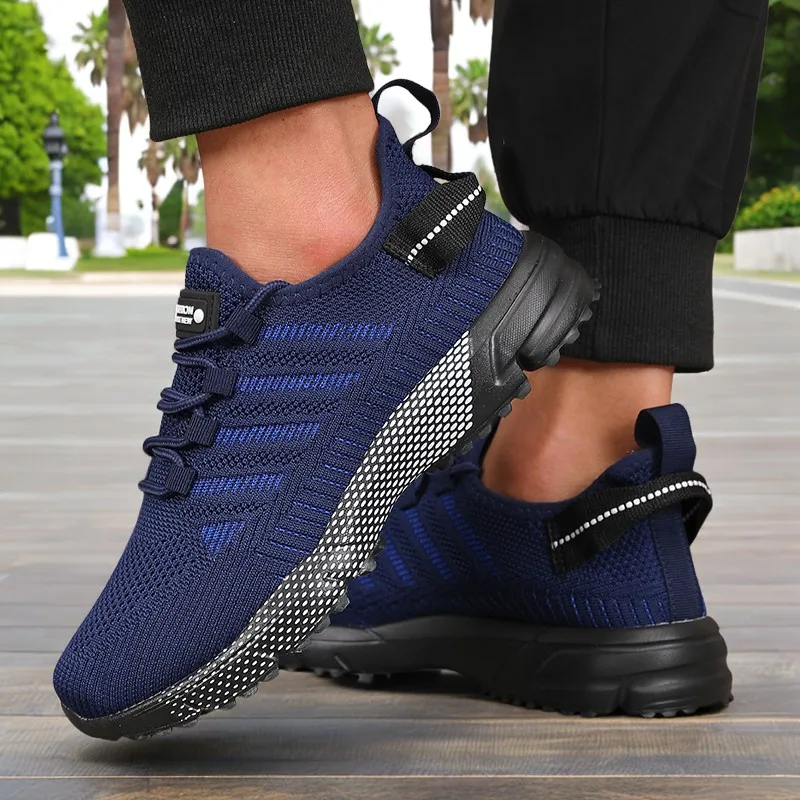 New Men's Sneakers Thick Sole Comfortable Casual Shoes Lightweight Breathable Fashion Running Shoes Luxury Male Tenis Masculino - Image 6