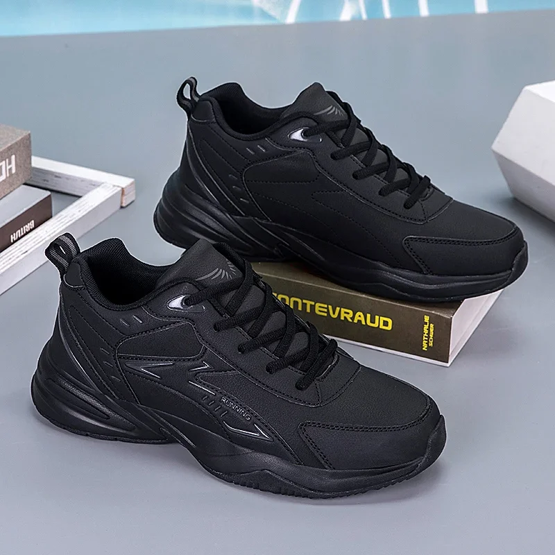 Chunky Sneaker for Men Thick Sole Versatile 2025 New Trend Mesh Lace Up Breathable Casual Sports Shoes Increased Soft Soles - Image 6