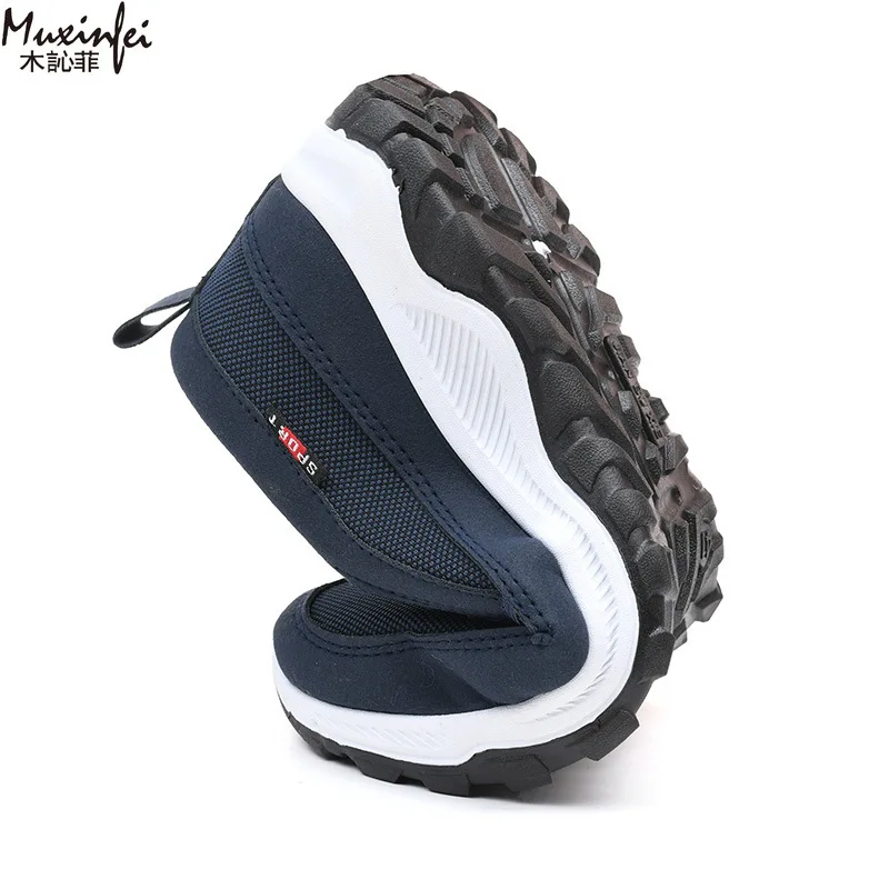 Men Running Hiking Sneakers Breathable Orthopedic Travel Plimsolls Slip On Comfortable for Outdoor Activity Hiking Walking - Image 5