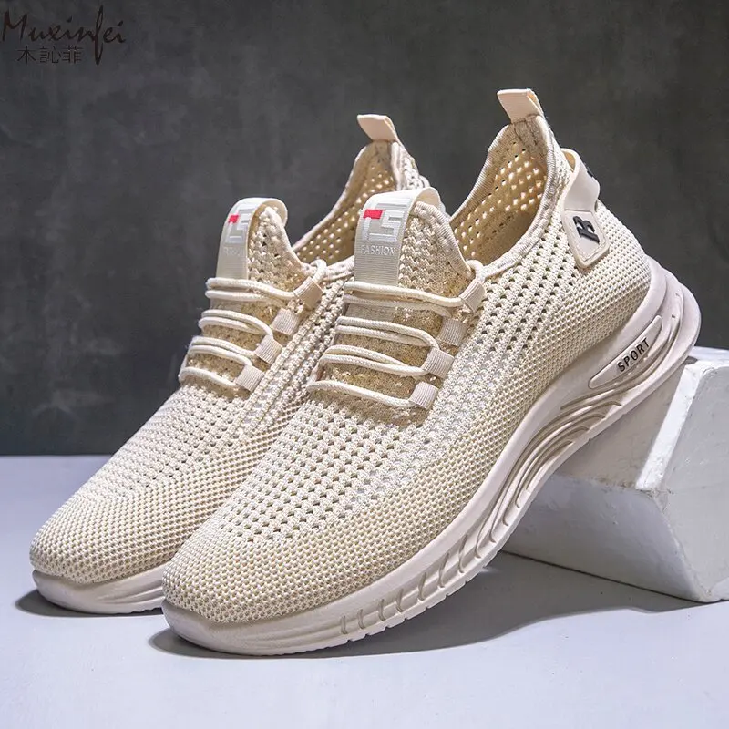 Men's Summer Casual Breathable Mesh Trendy Sports Shoes Soft Soled Non Slip Running Shoes Lightweight 39-45 - Image 6
